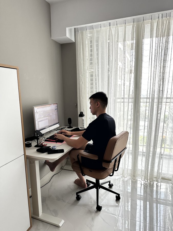 Home office. Deep work, no distractions.